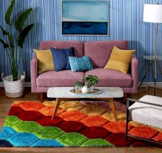 Modern Multi Geometric Dining Mat